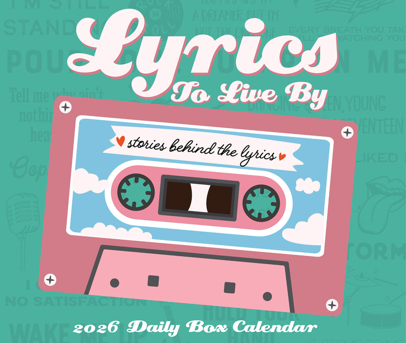 Lyrics to Live By 2026 Page-A-Day Calendar