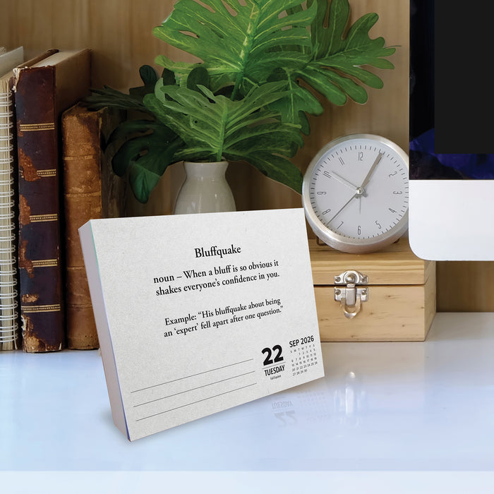 Made Up Words That Should Exist 2026 Page-A-Day Calendar