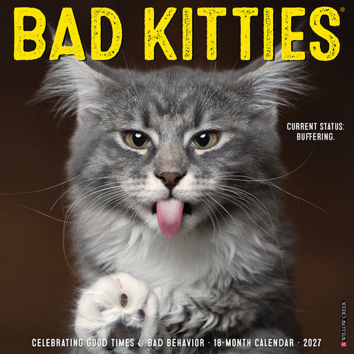 Bad Kitties 2027 Square Wall Calendar