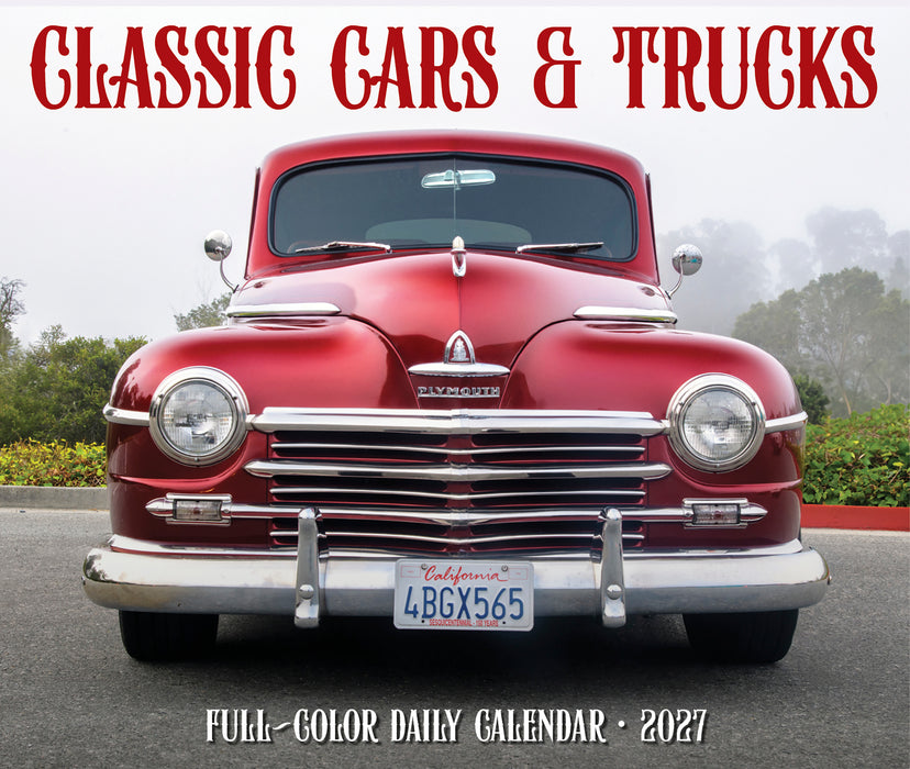 Classic Cars & Trucks 2027 Page-A-Day Calendar