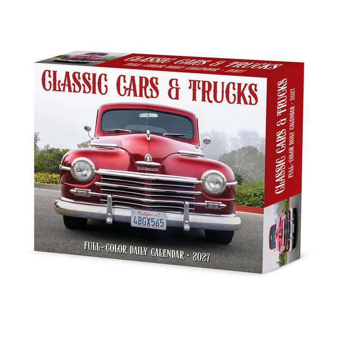 Classic Cars & Trucks 2027 Page-A-Day Calendar