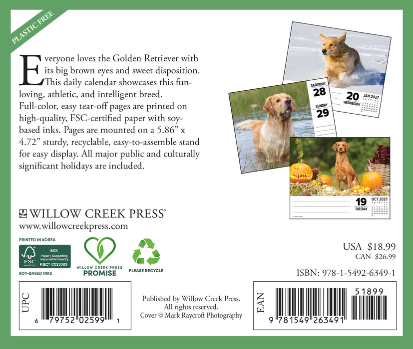Goldens 2027 Page-A-Day Calendar