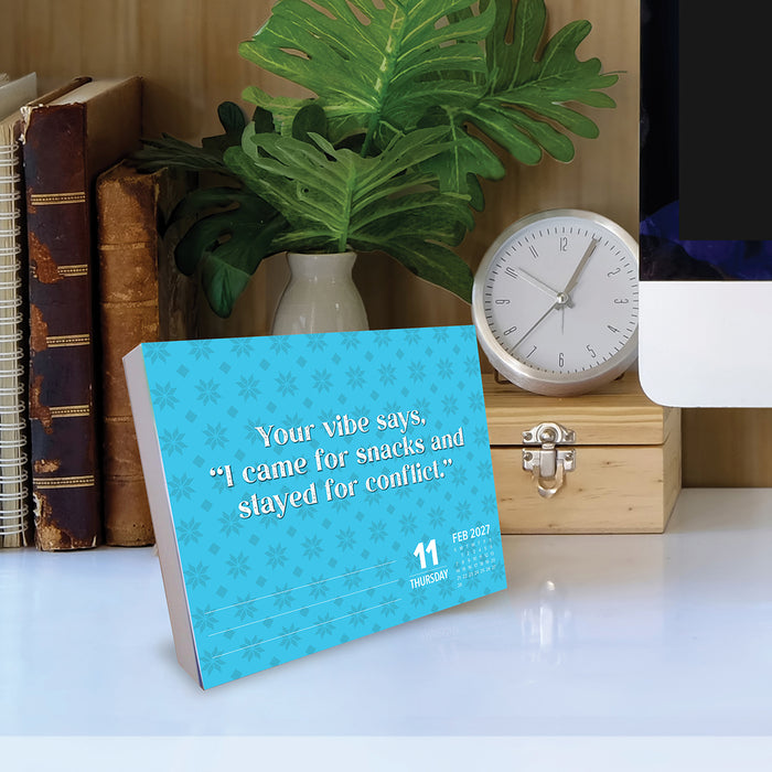 Sprinkle Sarcasm Like Confetti 2027 Page-A-Day Calendar
