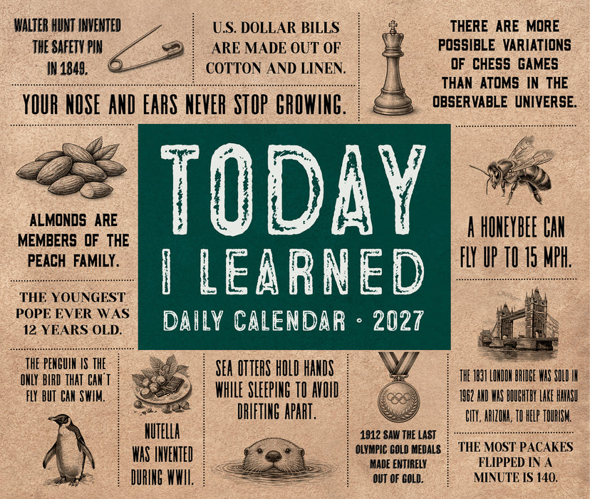 Today I Learned 2027 Page-A-Day Calendar