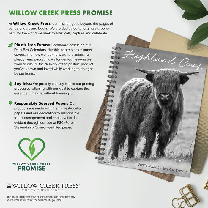 Highland Cows 2027 Weekly Diary