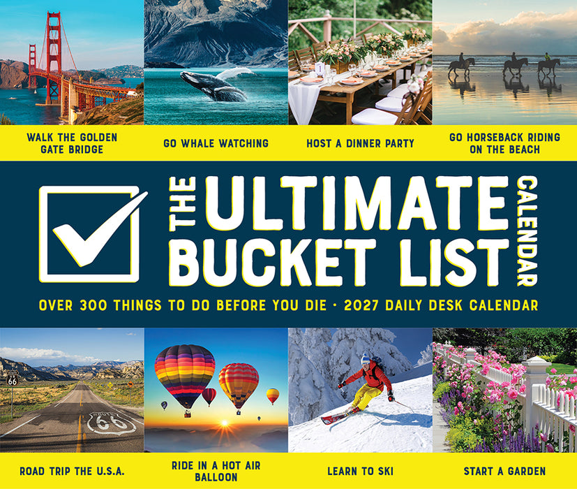 The Ultimate Bucket List 2027 Page-A-Day Calendar