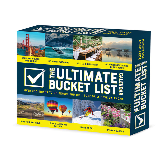 The Ultimate Bucket List 2027 Page-A-Day Calendar