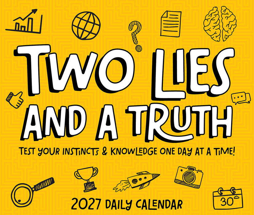 Two Lies and Truth 2027 Page-A-Day Calendar
