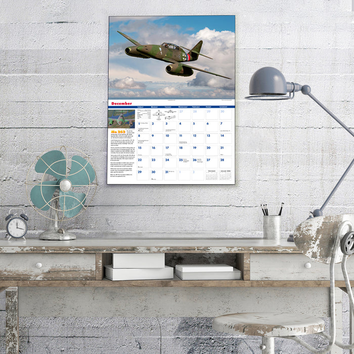 2024 Golden Age of Flight Large Wall Calendar