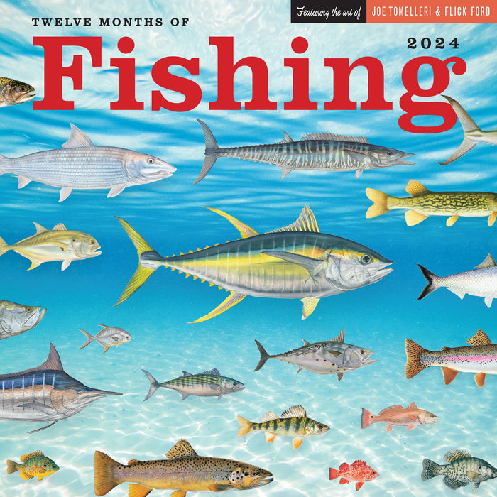 2024 Twelve Months of Fishing Wall Calendar (Online Exclusive) — Calendar  Club
