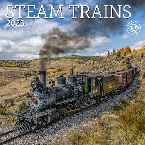 2025 Steam Trains Mini Wall Calendar