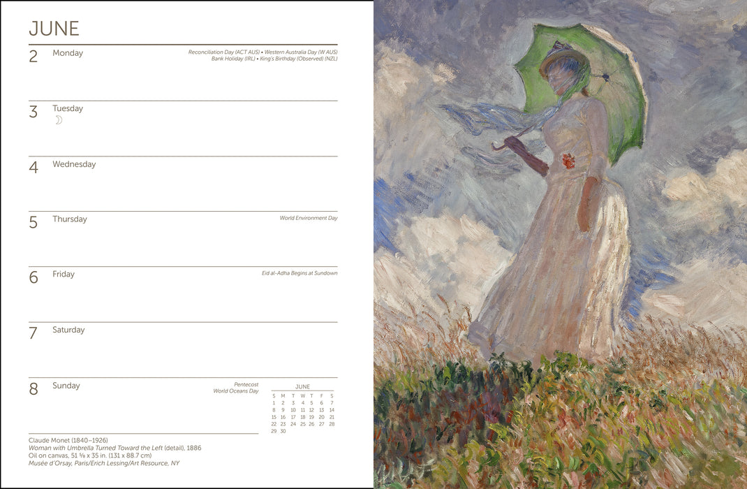 2025 Impressionists Engagement Diary