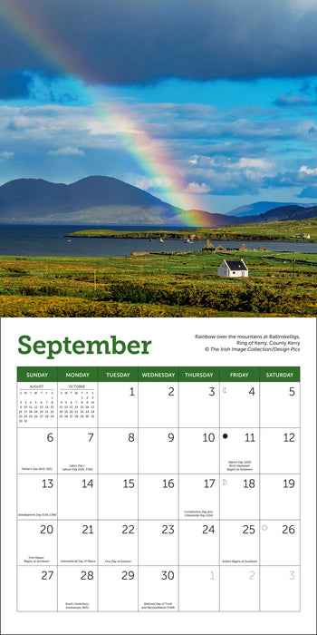 Ireland 2026 Mini Wall Calendar