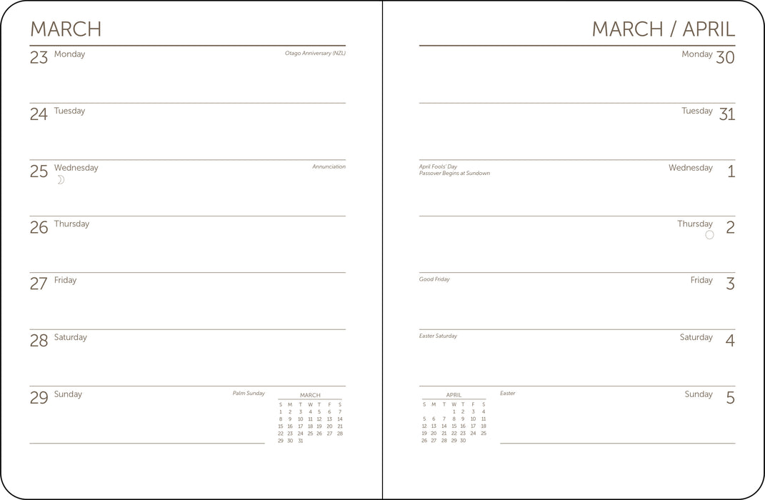 Monet 2026 Weekly Diary