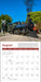 Steam Trains 2026 Mini Wall Calendar