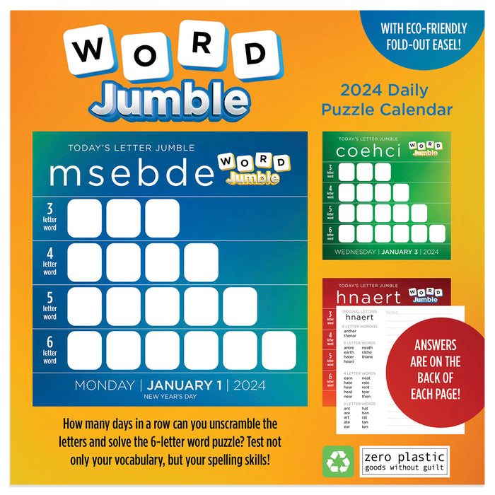 2024 Word Jumble Page-A-Day