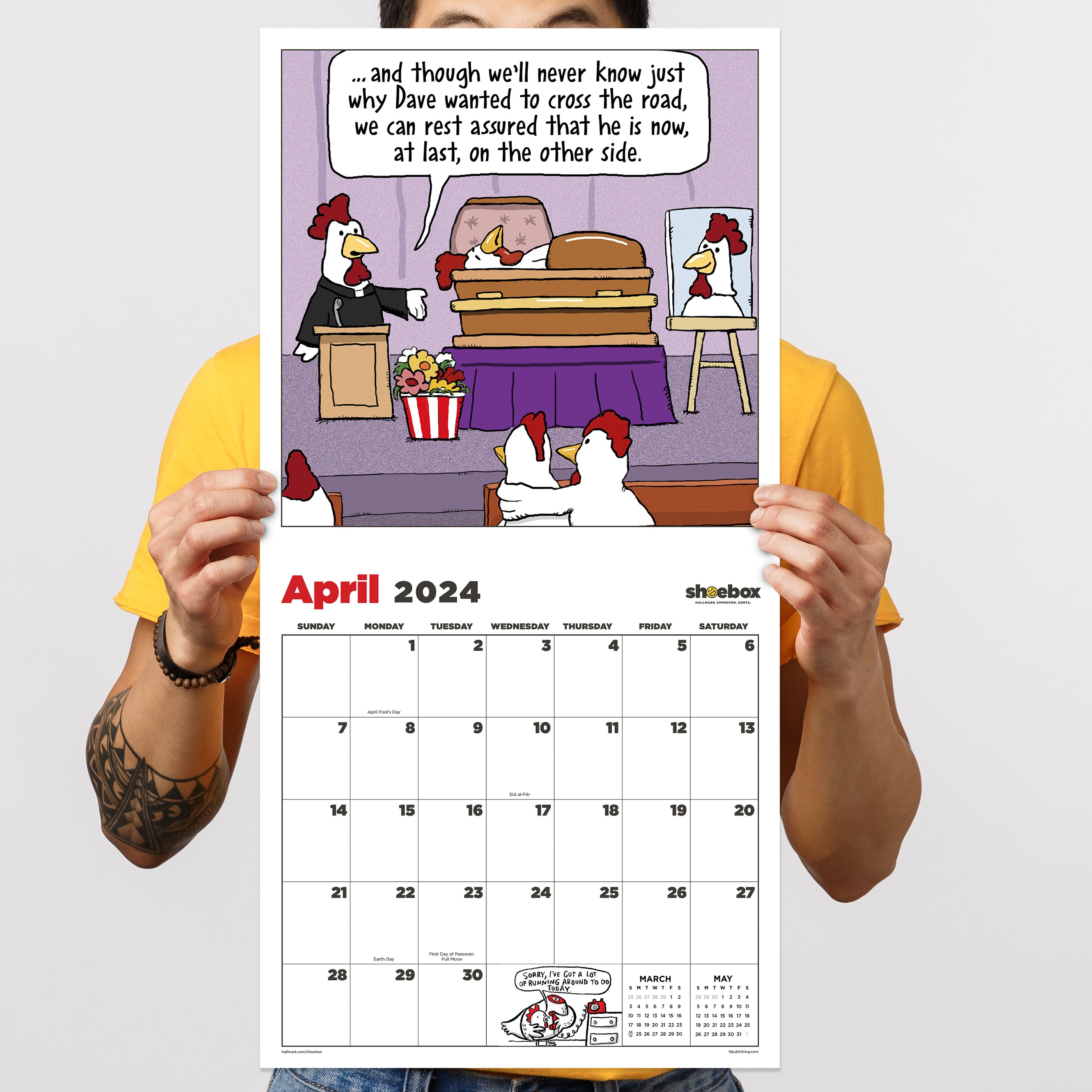 2024 LOL by Shoebox Wall Calendar — Calendar Club