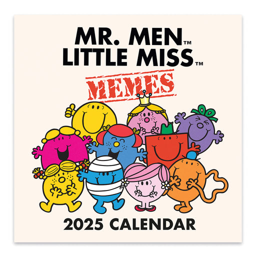 2025 Mr Men Little Miss Wall Calendar by  Orange Circle Studio from Calendar Club