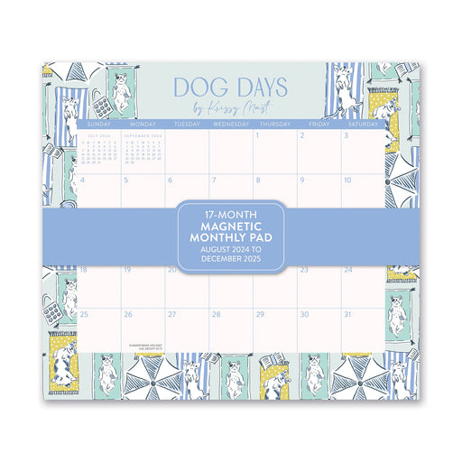 2025 Dog Days Magnetic Wall Calendar by  Orange Circle Studio from Calendar Club