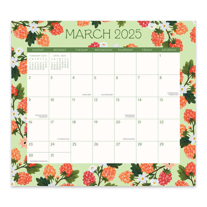 2025 Fruit & Flora Magnetic Wall Calendar