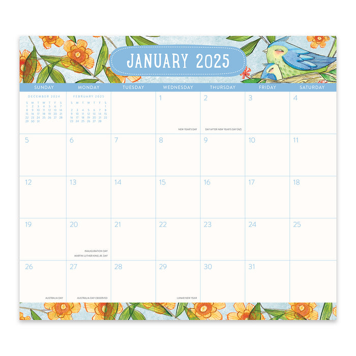 2025 Where Love Grows Magnetic Wall Calendar