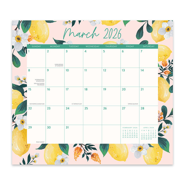 Fruit and Flora Pad Special Edition 2026 Magnetic Calendar