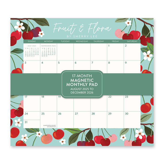 Fruit and Flora Pad Special Edition 2026 Magnetic Calendar