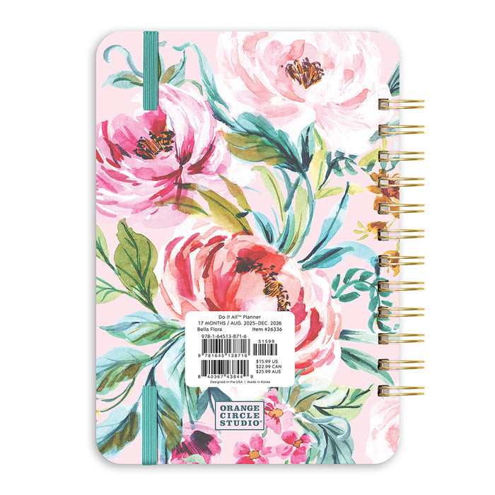 Bella Flora Do It All 2026 Weekly Diary