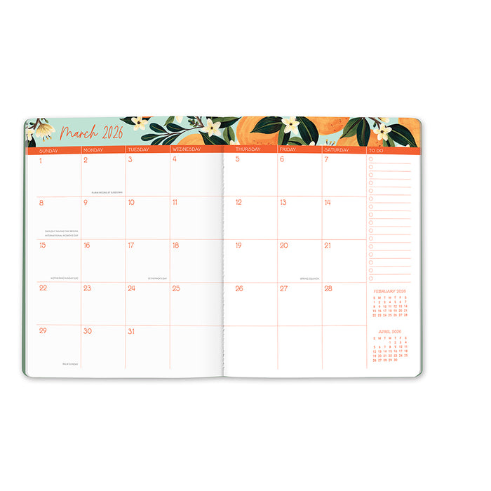 Fruit & Flora Just Right 2026 Monthly Diary