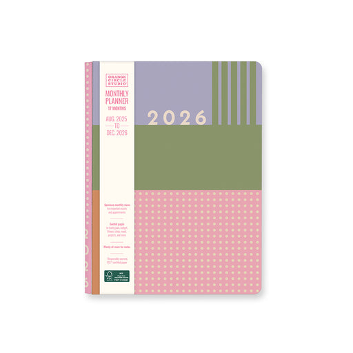 Color Block Good Day 2026 Monthly Diary
