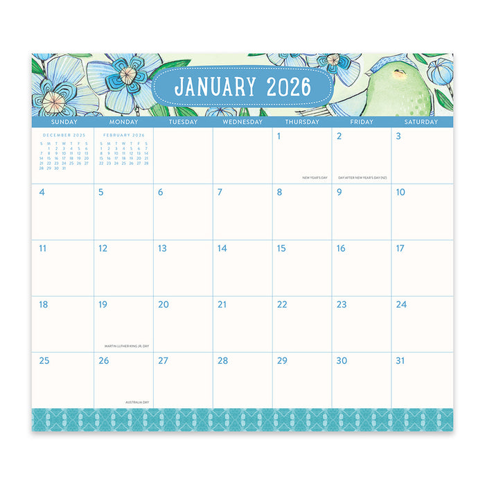 Where Love Grows Pad Special Edition 2026 Magnetic Calendar
