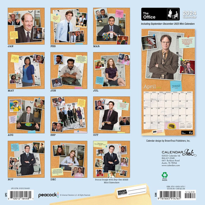 2024 The Office Wall Calendar Calendar Club 2024 The Office Wall Calendar Calendar Club