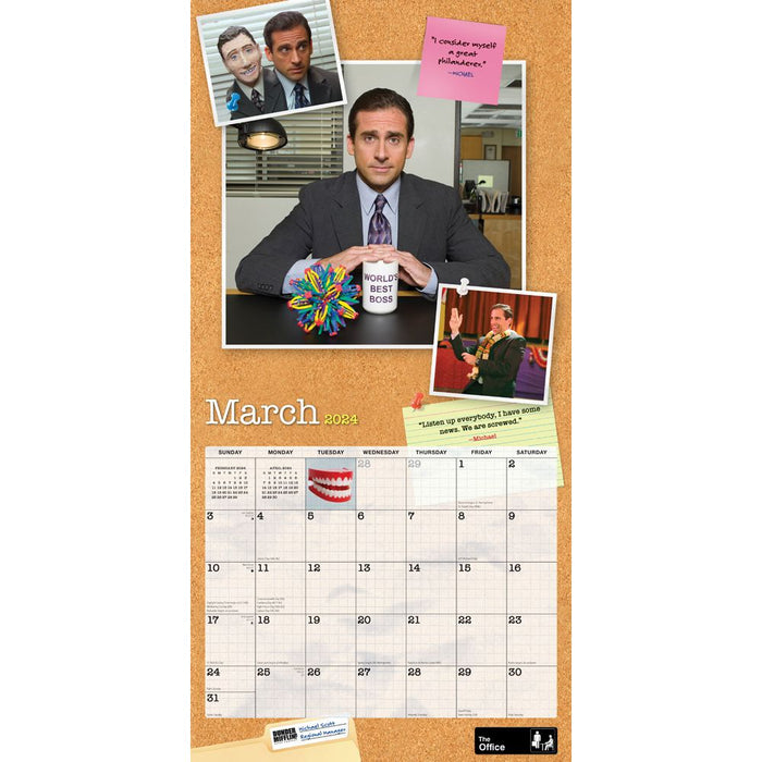 2024 The Office Wall Calendar Calendar Club 2024 The Office Wall Calendar Calendar Club