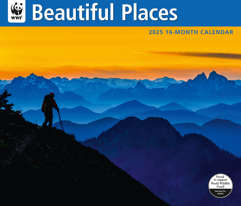 2025 Beautiful Places WWF Wall Calendar by  Calendar Ink from Calendar Club