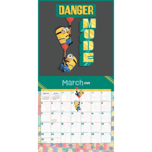 2025 Despicable Me 4 Wall Calendar