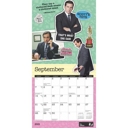 2025 The Office Mini Wall Calendar