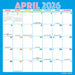 Rainbow Magic Grip 2026 Square Wall Calendar