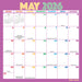 Rainbow Magic Grip 2026 Square Wall Calendar