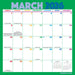 Rainbow Magic Grip 2026 Square Wall Calendar