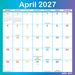 Rainbow Magic Grip 2027 Square Wall Calendar