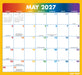 Rainbow Jumbo Magic Grip 2027 Large Wall Calendar