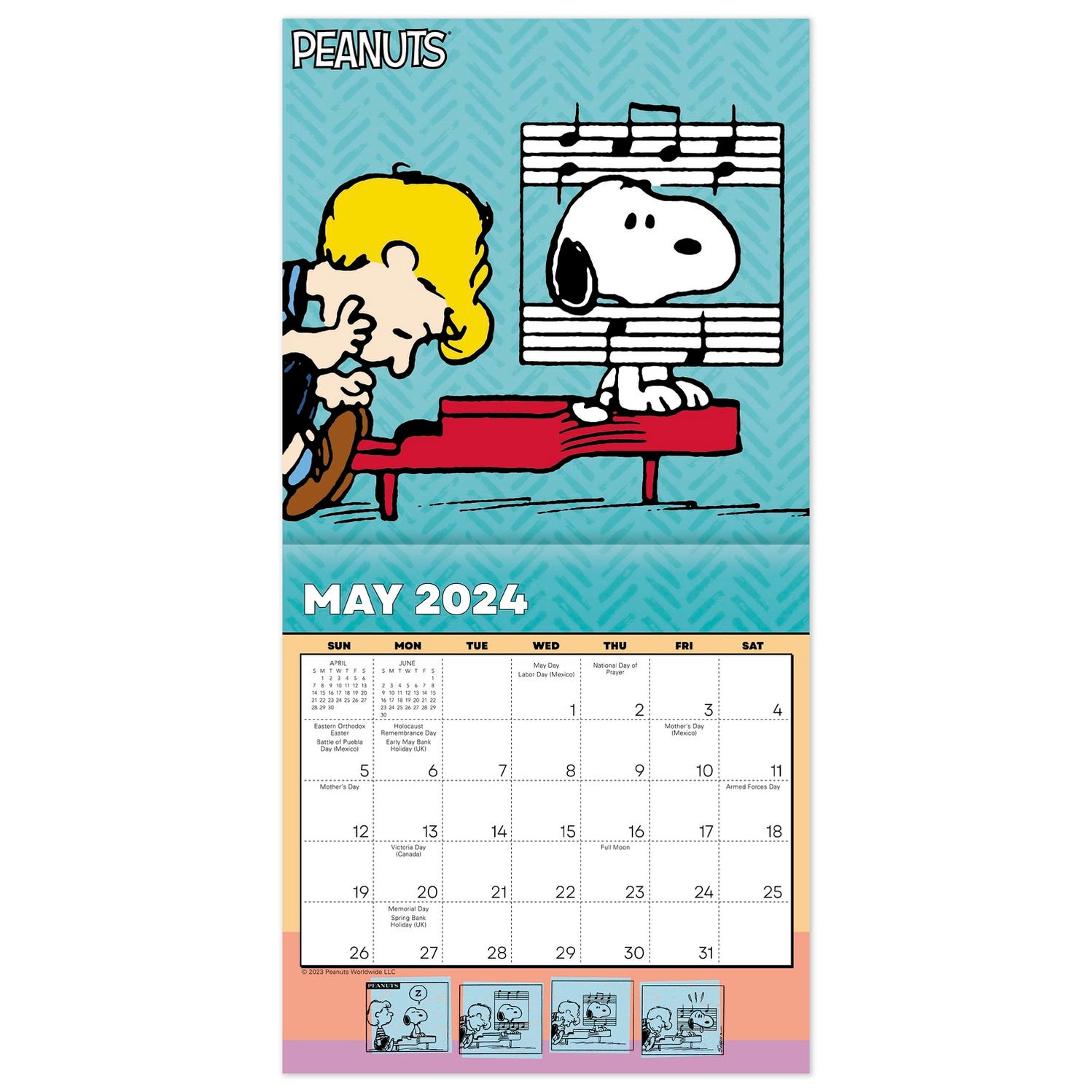2024 Peanuts Mini Wall Calendar — Calendar Club