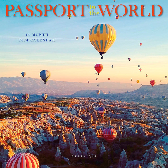 2024 Passport to the World Mini Wall Calendar
