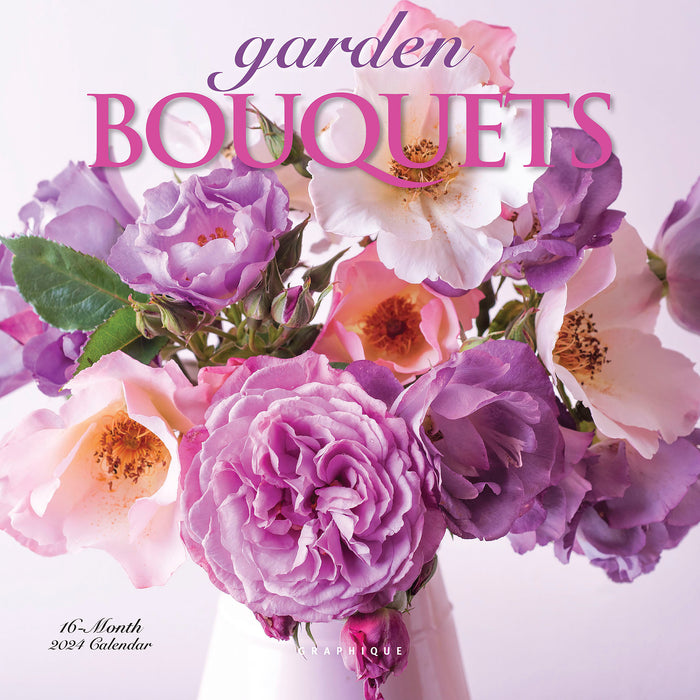 2024 Garden Bouquets Mini Wall Calendar