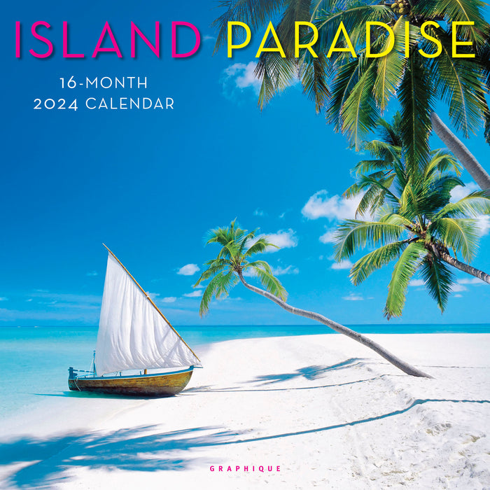 2024 Island Paradise Wall Calendar