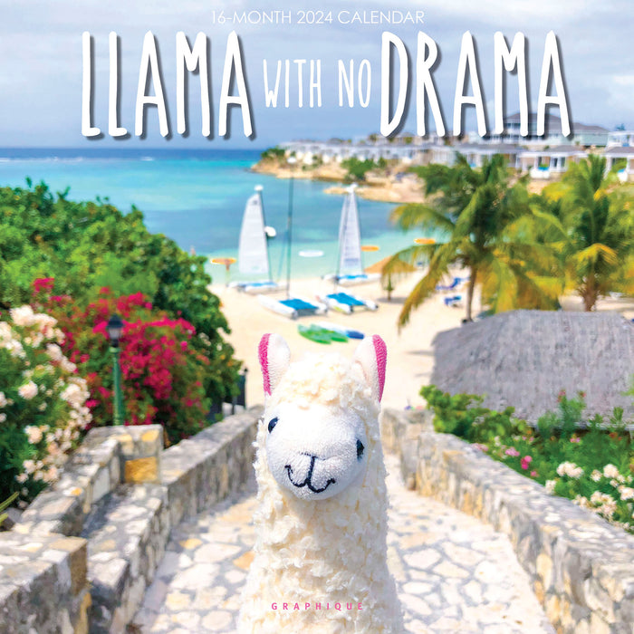 2024 Llama with no Drama Wall Calendar