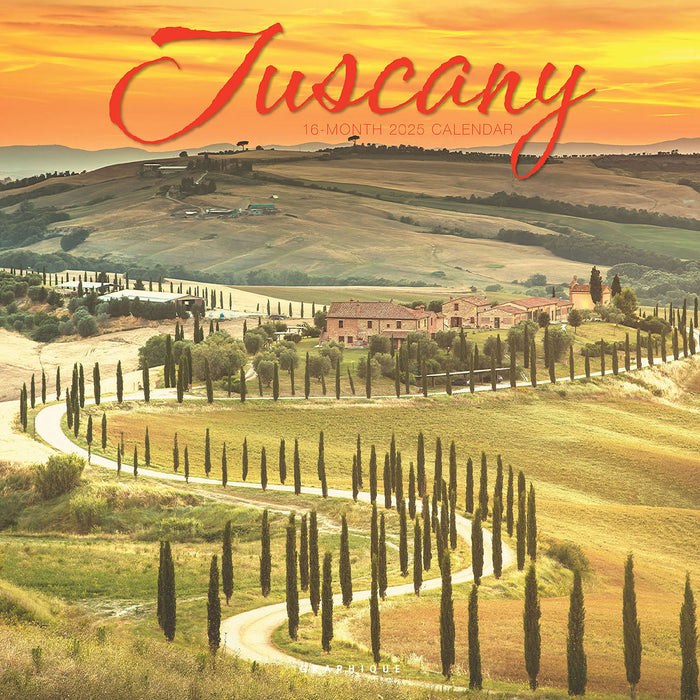 2025 Tuscany Wall Calendar