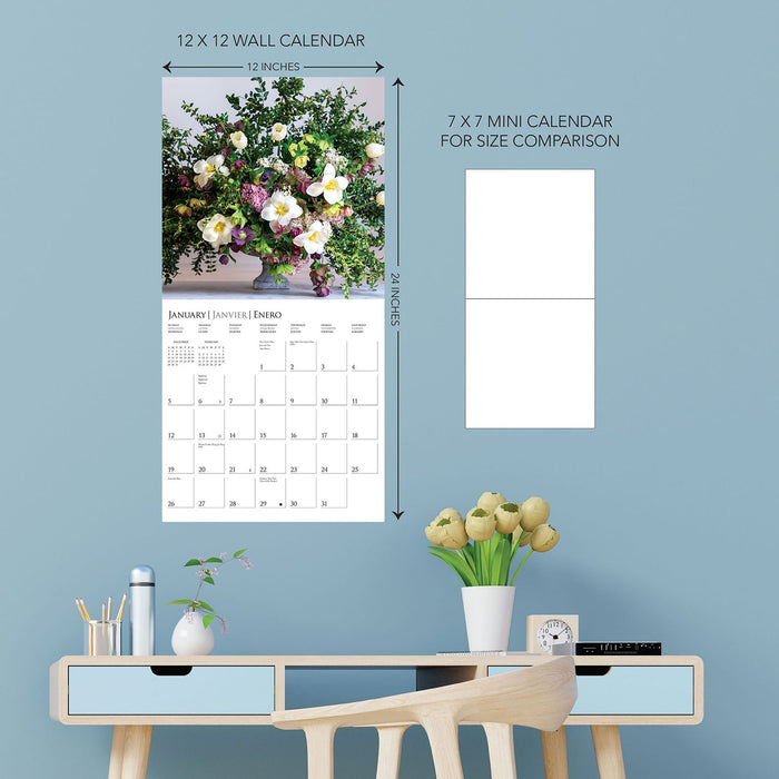 2025 Garden Bouquets Wall Calendar