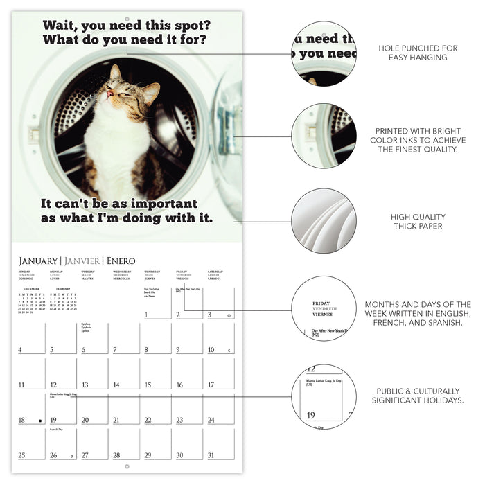 Nuthin' But Trouble 2026 Mini Wall Calendar