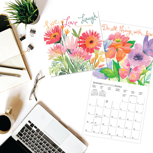 Live Love Laugh 2026 Mini Wall Calendar